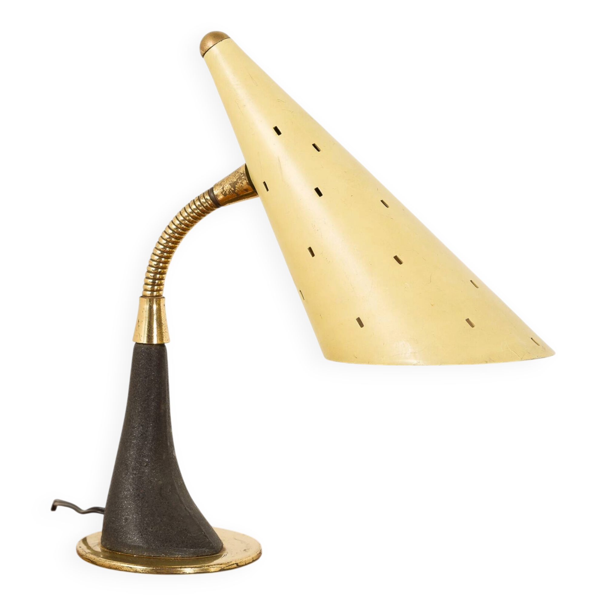 Petite mid century desk lamp, attr. to Stilnovo, Italy 1960s