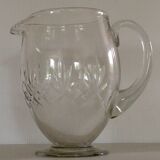 Chiseled glass 1 pitcher l