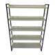 Etagère autoportante Tomado en métal et gris - Dutch Design 1960