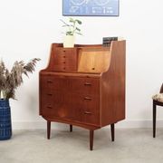Teak secretary, Danish design, 1960s, production: Denmark