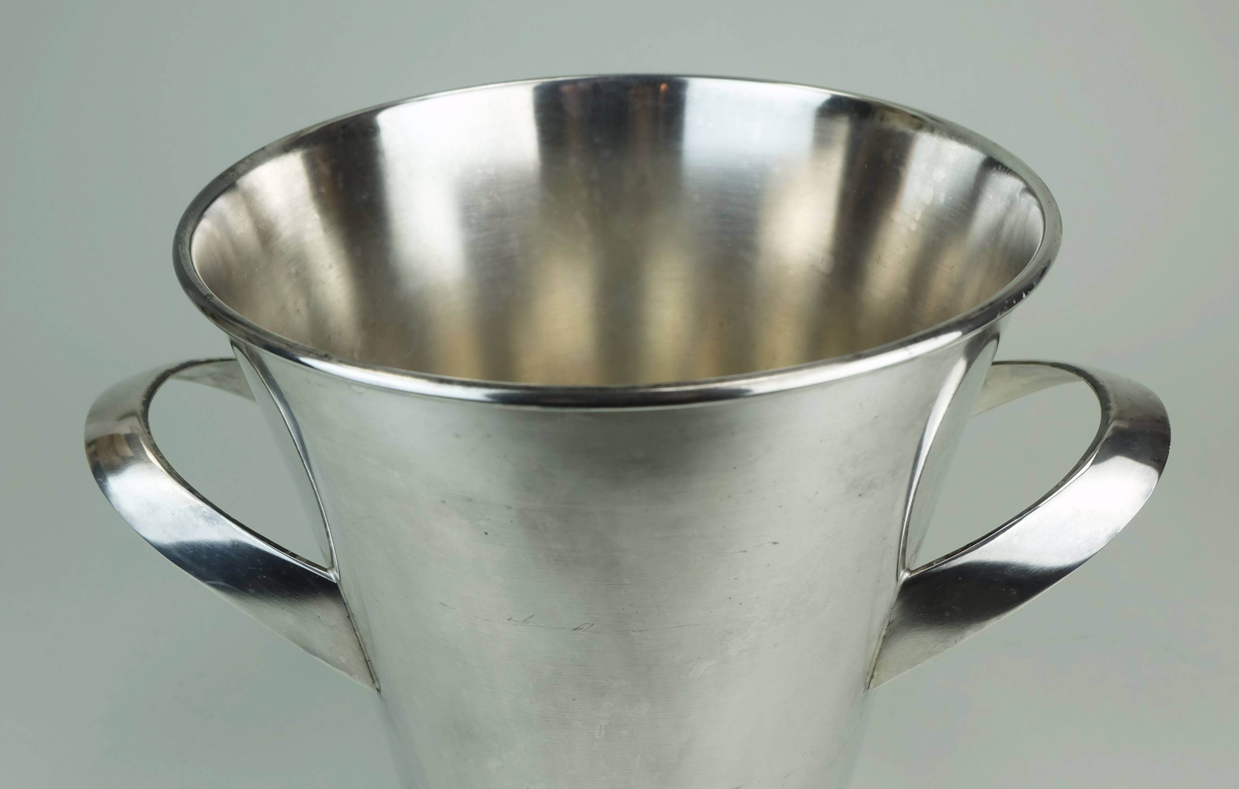 Silver-plated mid century champagne cooler designed by kurt mayer for wmf  1950s