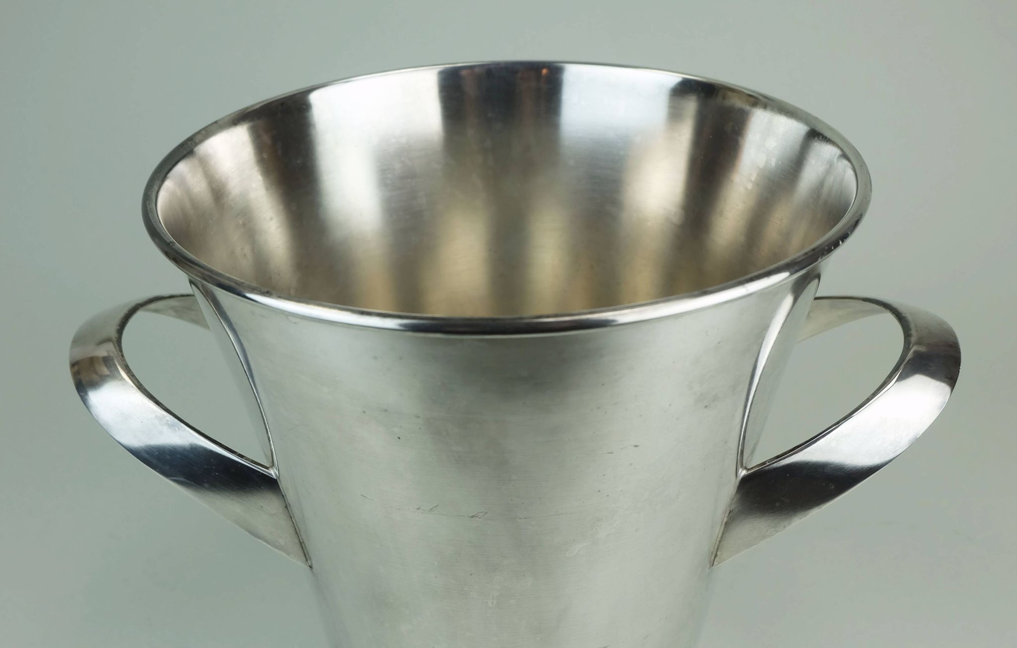 Silver-plated mid century champagne cooler designed by kurt mayer for wmf  1950s