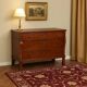 Commode de restauration ancienne en noyer 3 tiroirs '800