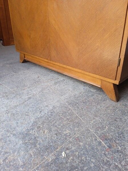 Low sideboard 2 doors vintage period 1950s