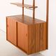 Scandinavian mid-century teak wall unit, Denmark 1970s