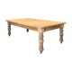 Table anglaise en chêne massif