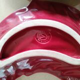 Lot of 3 service cups red and gold verceram