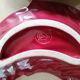 Lot de 3 coupelles de service verceram rouge et or