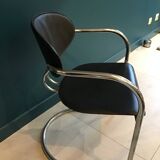 Chrome metal chair