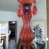Lustre style baroque en cristal acrylique
