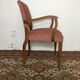 Fauteuil bridge moustache art déco