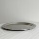 Round metal mirror tray