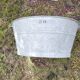 Bassine en zinc
