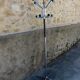 Standing coat rack in metal chrome 1950