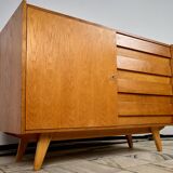Vintage Oak Sideboard by Jiří Jiroutek, 1960s, Czechoslovakia
