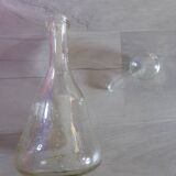 Biot bubble glass wine carafe