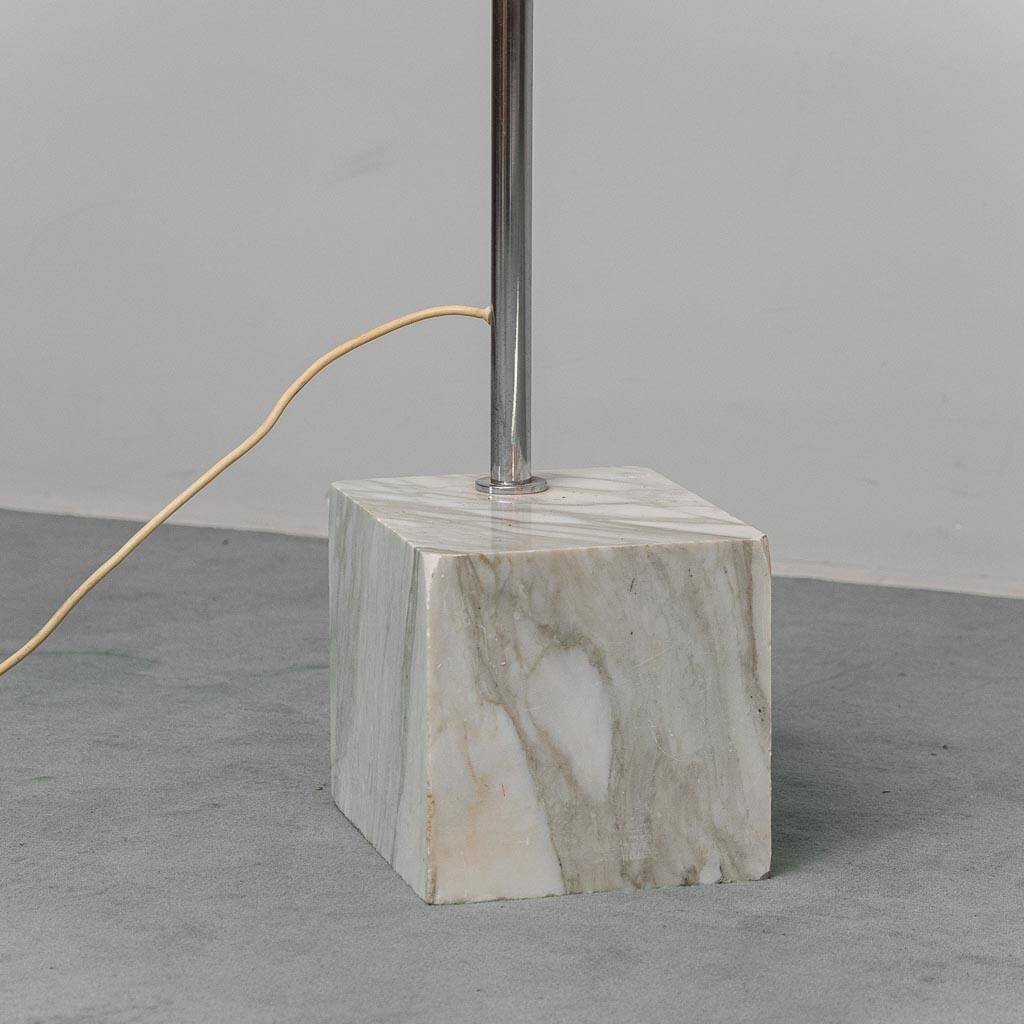 Harvey Guzzini arc floor lamp 1970s vintage modernism