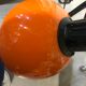 Lampe à poser vintage orange