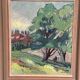 Original Swedish Oil on Canvas – "Landscape Composition" by Kramer – Signed – Vintage and Framed – 72 × 62 cm (28.3" × 24.4")