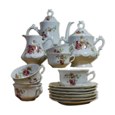 Old coffee service stamped by Lafarge