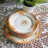 Vintage porcelain dessert service