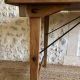 Renovated antique folding work table