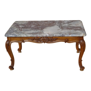 Table basse en noyer