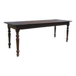 table de ferme en noyer