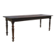 Walnut farmhouse table