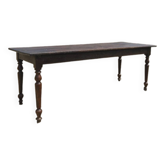 Table de ferme en noyer