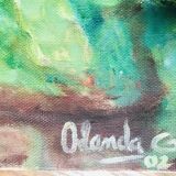 Acrylic on canvas "Sunflowers in pot"