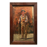 Portrait of a man from the 19th century.