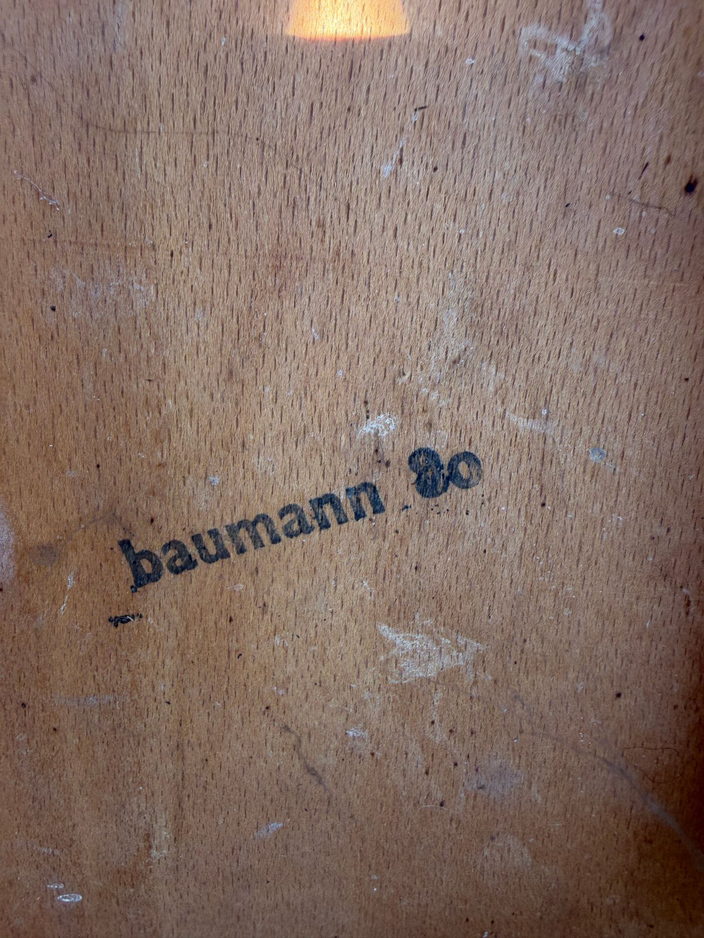 Lot de 6 chaises vintage en bois – Baumann