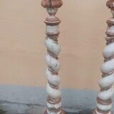 Pair of large antique torches from the 18th century.