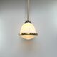 Chandelier 1920 opaline and frosted glass brand bag paris