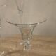 Trio of vintage glass paste candlesticks