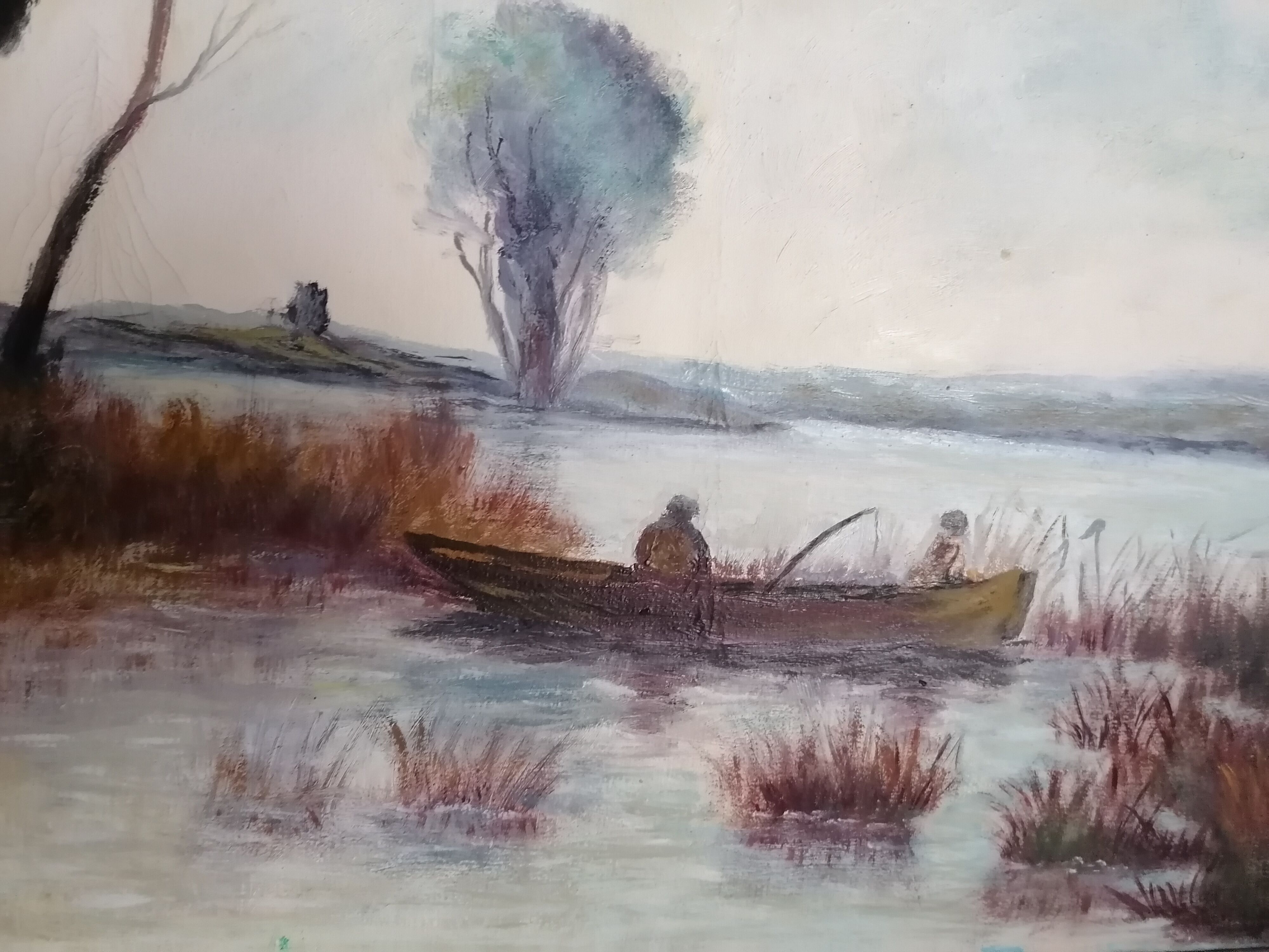 Landscape table after Camille Corot