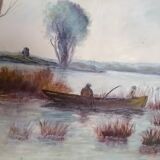 Landscape table after Camille Corot