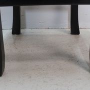 Chinese pull out tables in lase black