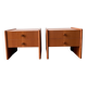 Mid-century teak bedside tables