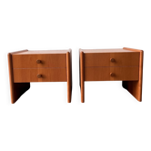 Mid-century teak bedside tables