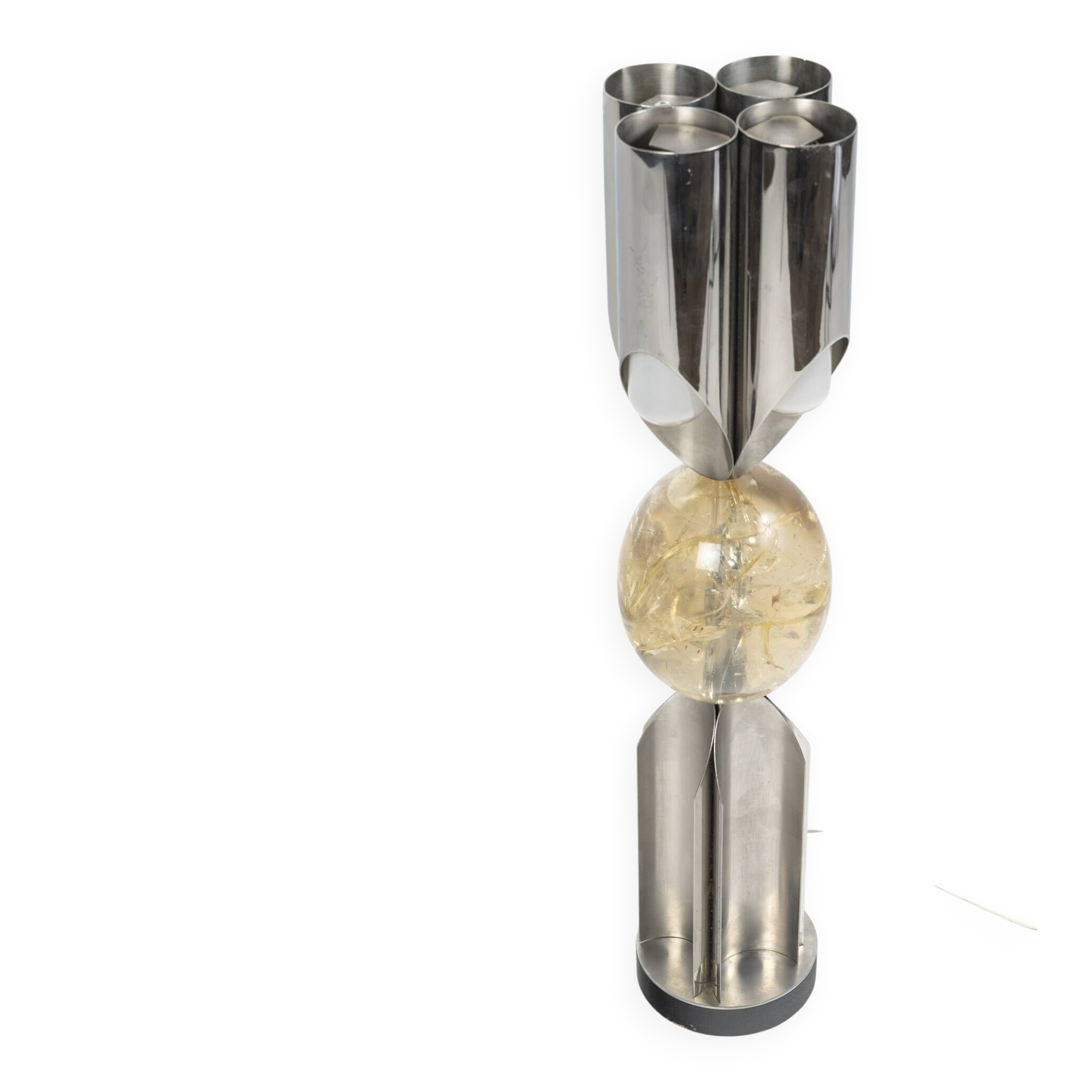 Lampe "Orgue Oeuf" par la Maison Charles, années 1970