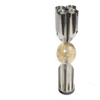 Lampe "Orgue Oeuf" par la Maison Charles, années 1970