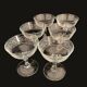 6 champagne glasses