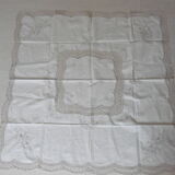 Nappe à thé ou rideau 85 x 85cm