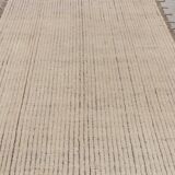 Ivory grey wool rug 150/250cm