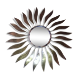 Mirror flower in brass 1970 62cm