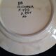 Old HB QUIMPER Plate Earthenware Geometric Rosette Decoration