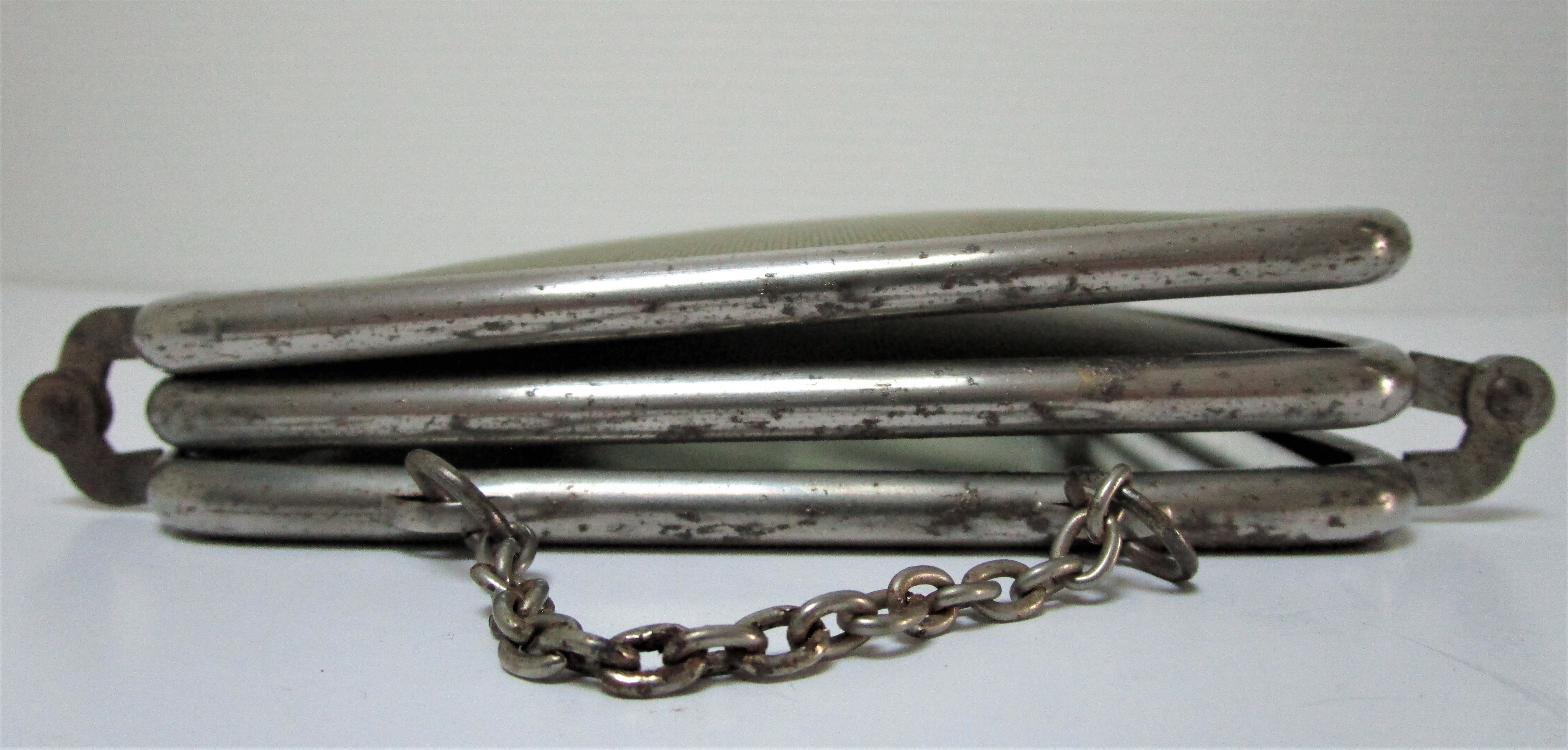 Early 20th century barber triptych mirror  - 19x44cm