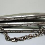 Early 20th century barber triptych mirror  - 19x44cm